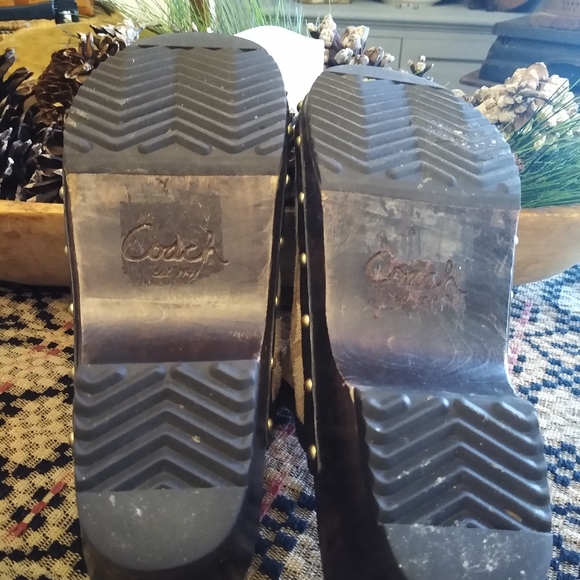 Women's wooden coach clogs size 6.5 - Picture 5 of 6